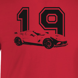 2019 Grand Sport Three Quarter Angle View With Year T Shirt