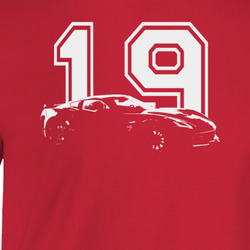 2019 Grand Sport Three Quarter Angle View With Year T Shirt