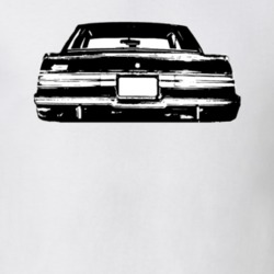 1984 BUICK GRAND NATIONALFaded Look Rear View Full T Shirt