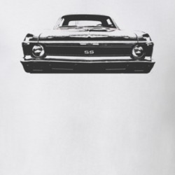 1972 CHEVY NOVA Grill View Black Graphic Light T Shirt