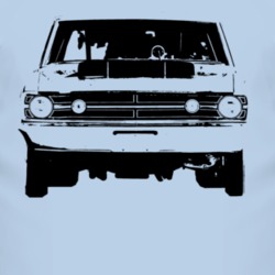 1968 Dodge Dart Hood Scoop Grill View Light T Shirt