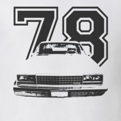 1978 GMC CABALLERO Grill VIew Black Graphic With Year Light T Shirt