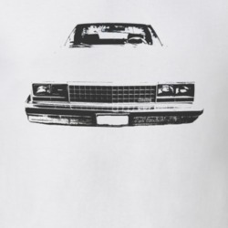 1978 GMC CABALLERO Grill VIew White Graphic Dark T Shirt