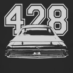 1969 MERCURY COUGAR ELIMINATOR Faded Look White Graphic With Engine Si