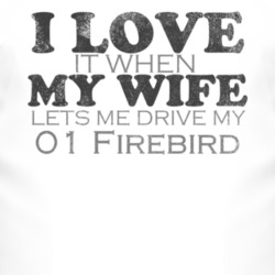 I Love It When My Wife Lets Me Drive My 2001 Pontiac Firebird Funny Di
