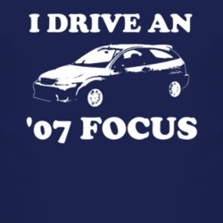 2007 Focus Hatchback Side View Dark T Shirt