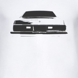 1978 Chevy Malibu Faded Look Rear View Black Graphic Light T Shirt