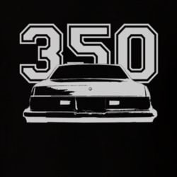 1978 Chevy Malibu Faded Look Rear View White Graphic With Engine Size 