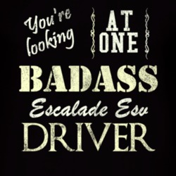 You Are Looking At One Badass Cadillac Escalade Esv Driver Distressed 