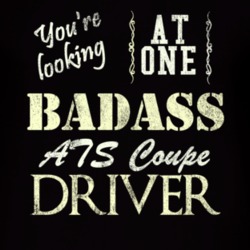 You Are Looking At One Badass Cadillac Ats Coupe Driver Distressed Loo