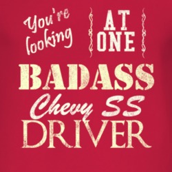 You Are Looking At One Badass Chevy Ss Driver Distressed Look Dark T S
