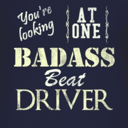 You Are Looking At One Badass Chevy Beat Driver Distressed Look Dark T
