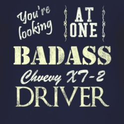 You Are Looking At One Badass Chevy Xt-2 Driver Distressed Look Dark T