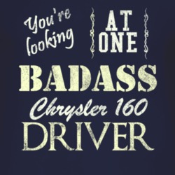 You Are Looking At One Badass Chrysler 160 Driver Distressed Look Dark