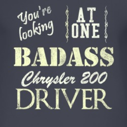 You Are Looking At One Badass Chrysler 200 Driver Distressed Look Dark