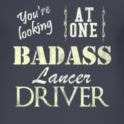 You Are Looking At One Badass Dodge Lancer Driver Distressed Look Dark