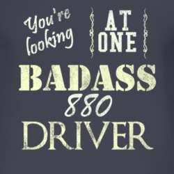 You Are Looking At One Badass Dodge 880 Driver Distressed Look Dark T 