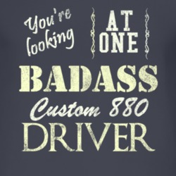 You Are Looking At One Badass Dodge Custom 880 Driver Distressed Look 