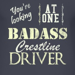 You Are Looking At One Badass Crestline Driver Distressed Look Dark T 