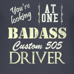 You Are Looking At One Badass Custom 505 Driver Distressed Look Dark T