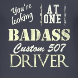You Are Looking At One Badass Custom 507 Driver Distressed Look Dark T