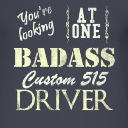 You Are Looking At One Badass Custom 515 Driver Distressed Look Dark T