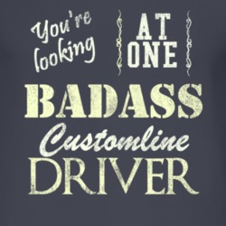 You Are Looking At One Badass Customline Driver Distressed Look Dark T