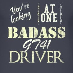 You Are Looking At One Badass Gt41 Driver Distressed Look Dark T Shirt