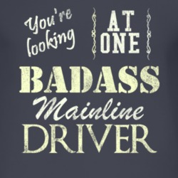 You Are Looking At One Badass Mainline Driver Distressed Look Dark T S