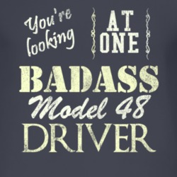 You Are Looking At One Badass Model 48 Driver Distressed Look Dark T S