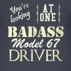You Are Looking At One Badass Model 67 Driver Distressed Look Dark T S