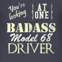 You Are Looking At One Badass Model 68 Driver Distressed Look Dark T S