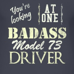 You Are Looking At One Badass Model 73 Driver Distressed Look Dark T S
