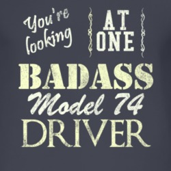 You Are Looking At One Badass Model 74 Driver Distressed Look Dark T S