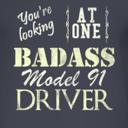 You Are Looking At One Badass Model 91 Driver Distressed Look Dark T S