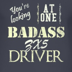 You Are Looking At One Badass Zx5 Driver Distressed Look Dark T Shirt