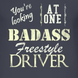 You Are Looking At One Badass Freestyle Driver Distressed Look Dark T 