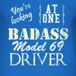 You Are Looking At One Badass Model 69 Driver Distressed Look Dark T S
