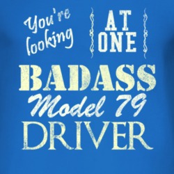 You Are Looking At One Badass Model 79 Driver Distressed Look Dark T S