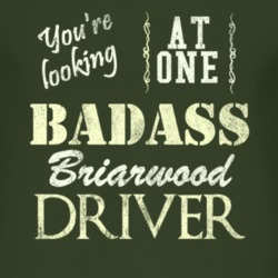 You Are Looking At One Badass Briarwood Driver Distressed Look Dark T 