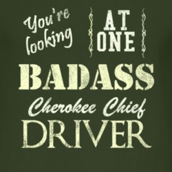 You Are Looking At One Badass Cherokee Chief Driver Distressed Look Da