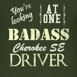 You Are Looking At One Badass Cherokee Se Driver Distressed Look Dark 