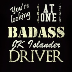 You Are Looking At One Badass Jk Islander Driver Distressed Look Dark 