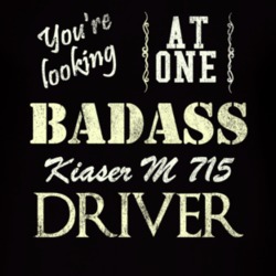 You Are Looking At One Badass Kiaser M 715 Driver Distressed Look Dark