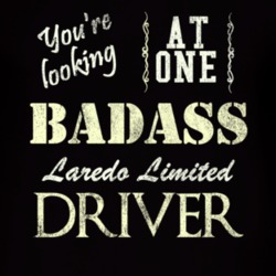 You Are Looking At One Badass Laredo Limited Driver Distressed Look Da