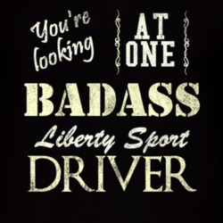 You Are Looking At One Badass Liberty Sport Driver Distressed Look Dar