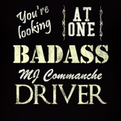 You Are Looking At One Badass Mj Commanche Driver Distressed Look Dark