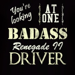 You Are Looking At One Badass Renegade Ii Driver Distressed Look Dark 