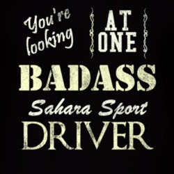 You Are Looking At One Badass Sahara Sport Driver Distressed Look Dark