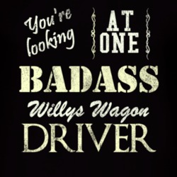 You Are Looking At One Badass Willys Jeep Wagon Driver Distressed Look